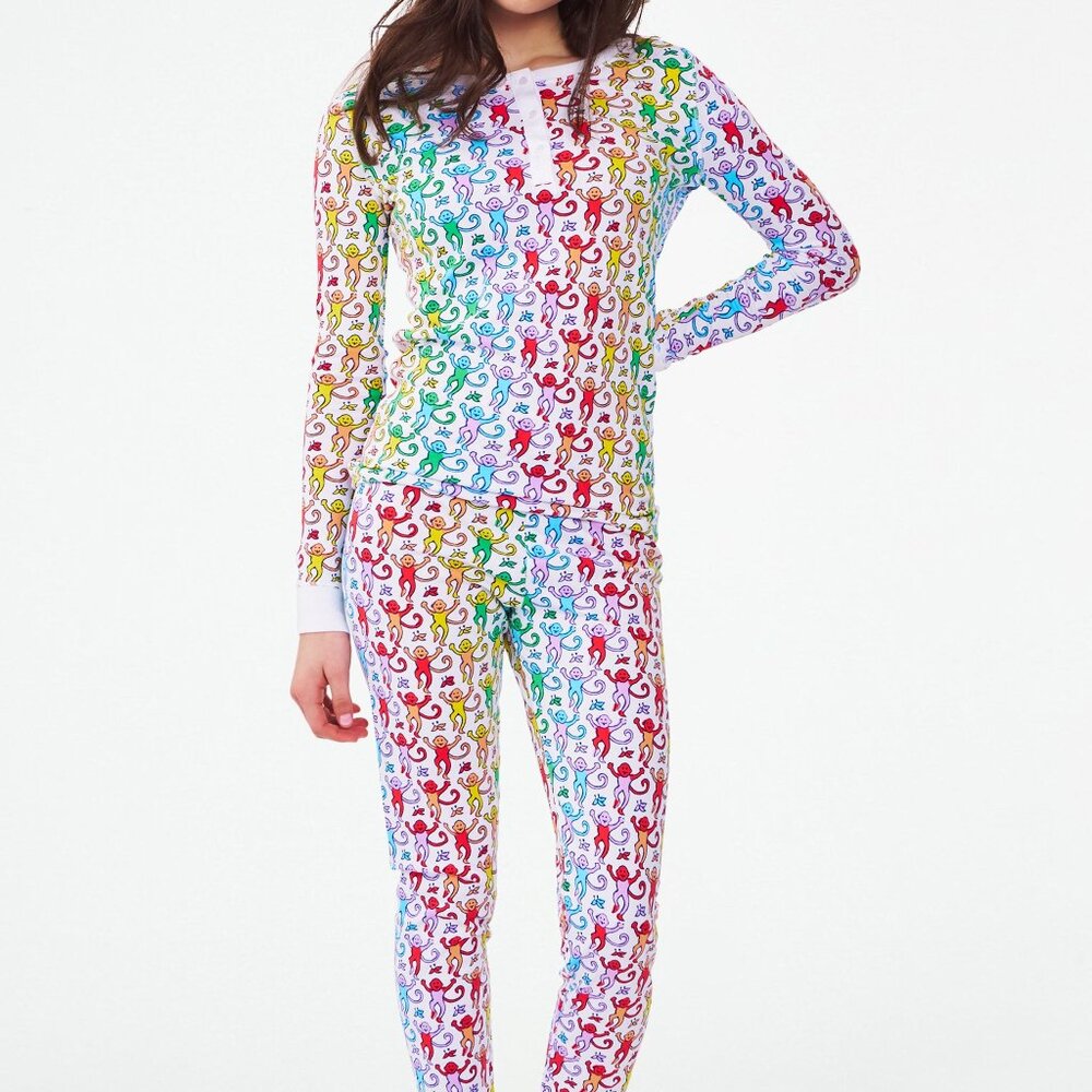 Roller Rabbit Kids Disco Monkey Pajamas Size 14DISCO / 14